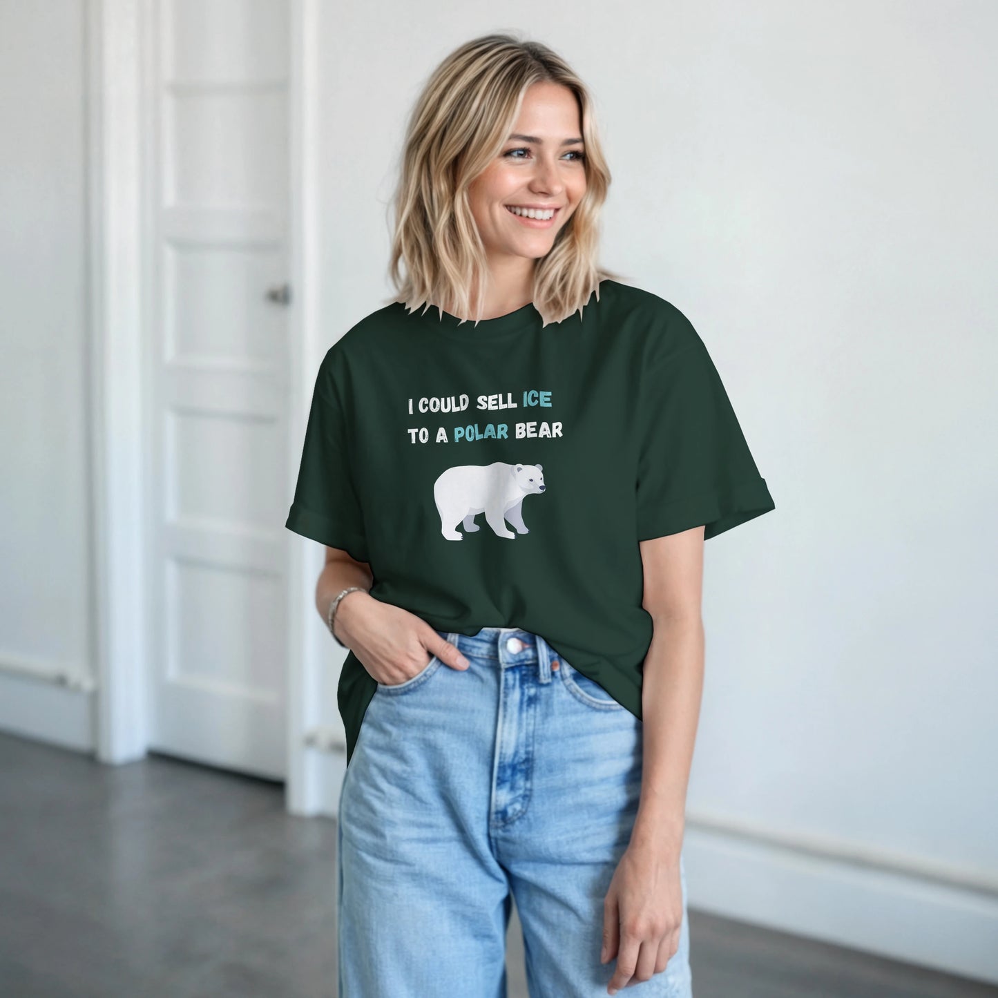 I could sell ice to a polar bear - T-shirt