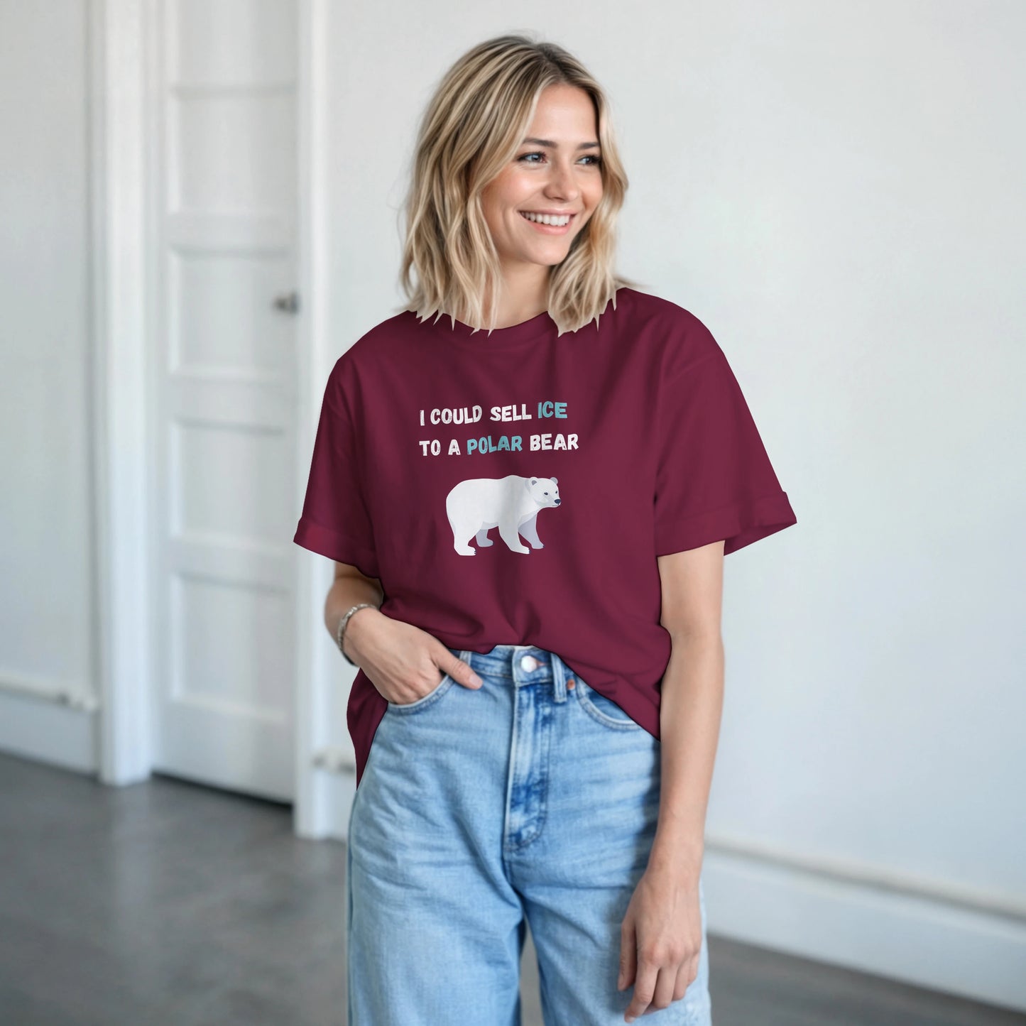 I could sell ice to a polar bear - T-shirt